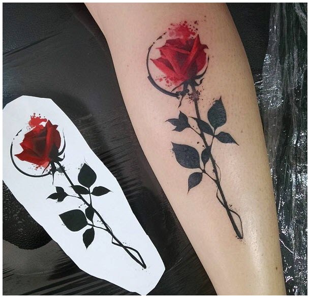 The most beautiful rose tattoo designs